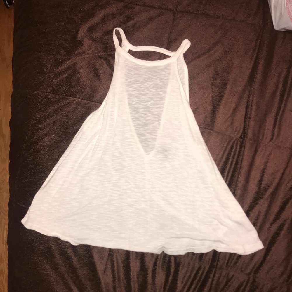 H&M White Tank w/ Open Back